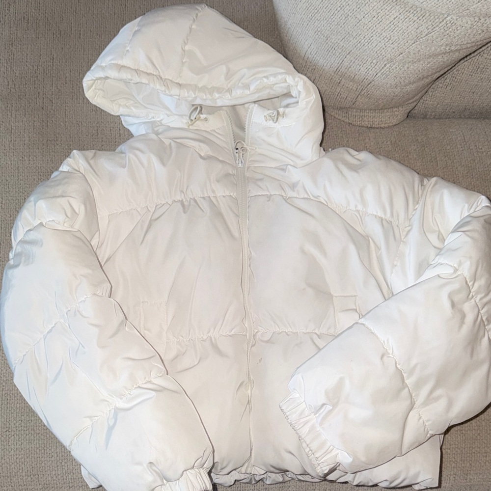 H&M White Puffer Jacket